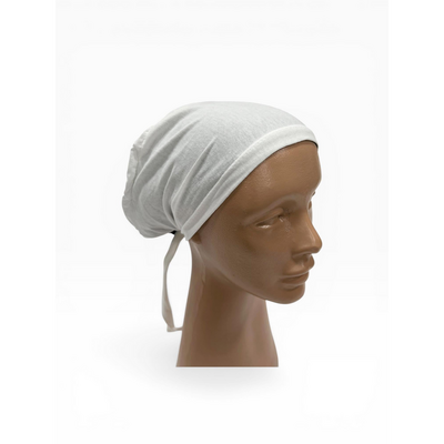 Penye Dikişli Bone - Beyaz - Resim 2