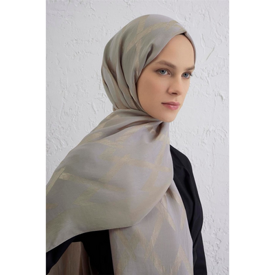 Armine Lyocell Naia Zikzak Desen Şal - Resim 1