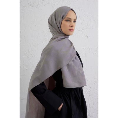 Armine Lyocell Naia Zikzak Desen Şal - Resim 2