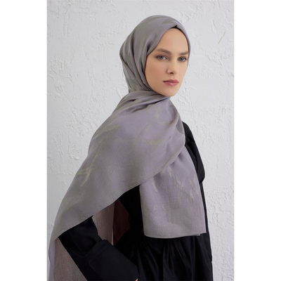 Armine Lyocell Naia Zikzak Desen Şal - Resim 3