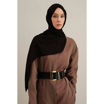 Armine Lyocell Naia Kare Monogram Şal - Resim 2