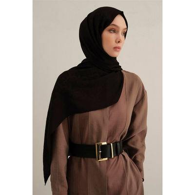 Armine Lyocell Naia Kare Monogram Şal - Resim 3