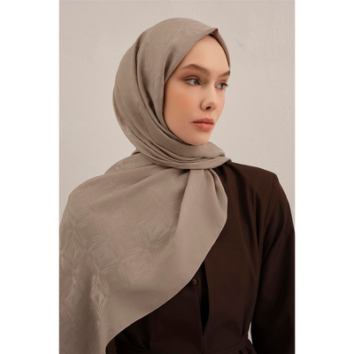 Armine Lyocell Naia Kare Monogram Şal - Resim 3
