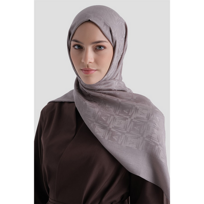 Armine Lyocell Naia Kare Monogram Şal - Resim 3