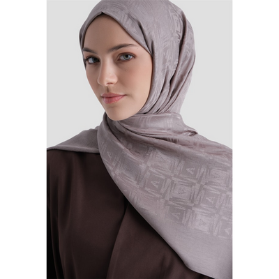 Armine Lyocell Naia Kare Monogram Şal - Resim 1