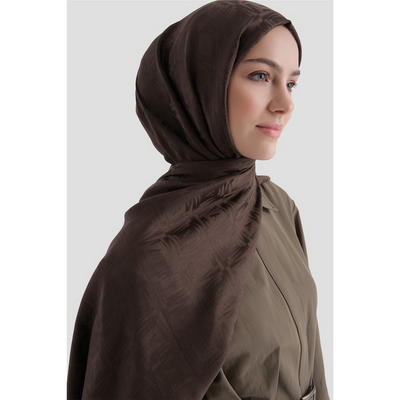 Armine Lyocell Naia Kare Monogram Şal - Resim 2