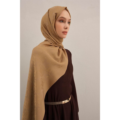 Armine Lyocell Naia Kare Monogram Şal - Resim 3