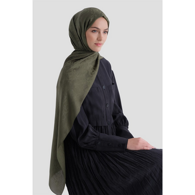 Armine Lyocell Naia Kare Monogram Şal - Resim 2