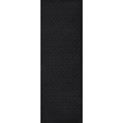 Valentino Orlandi Siena Logo Desen Şal - Siyah - Resim 1