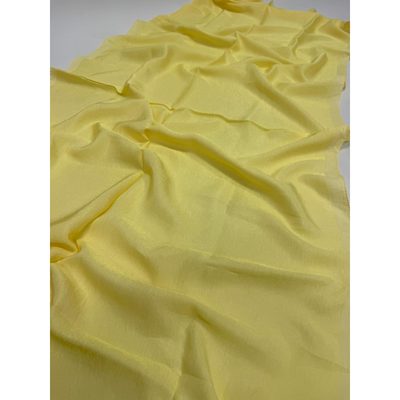 Valentino Orlandi Alia Düz Şal - Sarı - Resim 2