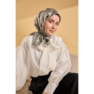 Silk Home Twill İpek Eşarp - 02 - Resim 3