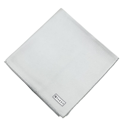 Vakko Düz Twill İpek Eşarp - Gri - Resim 1