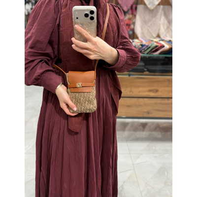 İpekyol Telefon Çantası Taba - Resim 2
